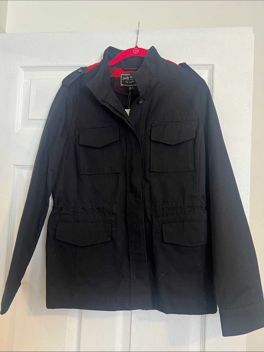 Lucky Brand Buffalo Plaid Utility Jacket